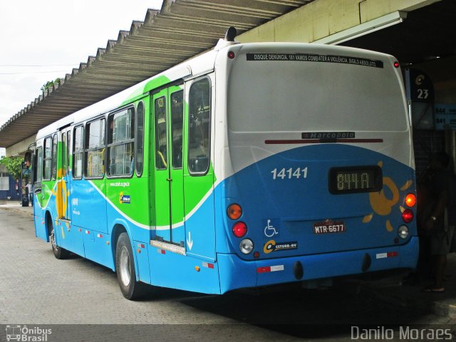 Serramar Transporte Coletivo 14141 na cidade de Serra, Espírito Santo, Brasil, por Danilo Moraes. Número da foto: #4877461.