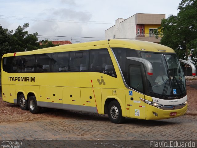 Viação Itapemirim 60671 na cidade de Crato, Ceará, Brasil, por Flávio Eduardo. Número da foto: #4876351.
