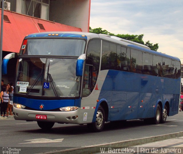 Viação Itapemirim FBF-8115 na cidade de Rio de Janeiro, Rio de Janeiro, Brasil, por Wallace Barcellos. Número da foto: #4900247.