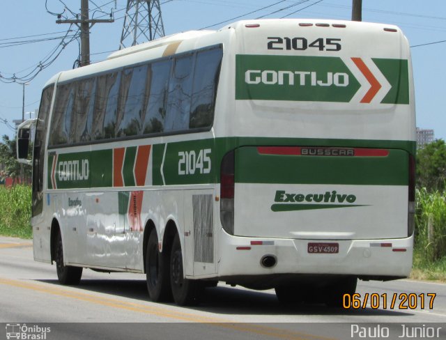 Empresa Gontijo de Transportes 21045 na cidade de Campos dos Goytacazes, Rio de Janeiro, Brasil, por Paulo  Junior. Número da foto: #4899033.