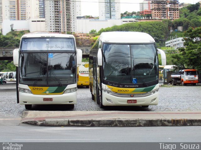 Empresa Gontijo de Transportes 12495 na cidade de Belo Horizonte, Minas Gerais, Brasil, por Tiago Wenceslau de Souza. ID da foto: 4898864.