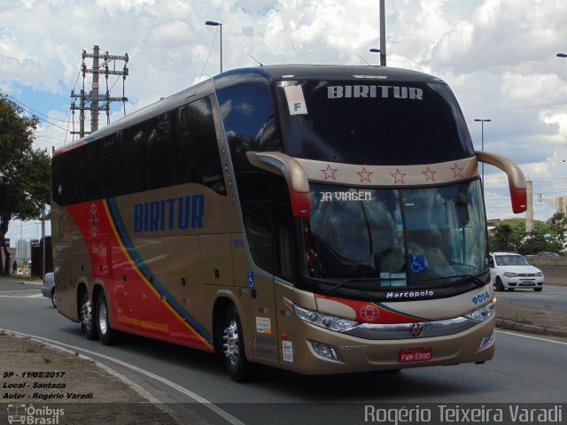 Biritur - Birigui Turismo 9014 na cidade de São Paulo, São Paulo, Brasil, por Rogério Teixeira Varadi. Número da foto: #4898705.