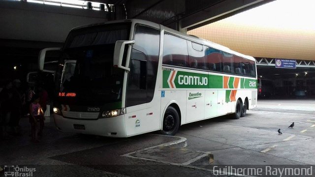 Empresa Gontijo de Transportes 21120 na cidade de Rio de Janeiro, Rio de Janeiro, Brasil, por Guilherme Raymond Martins. Número da foto: #4899388.