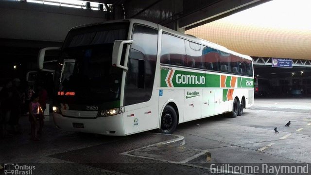 Empresa Gontijo de Transportes 21120 na cidade de Rio de Janeiro, Rio de Janeiro, Brasil, por Guilherme Raymond Martins. ID da foto: 4899388.