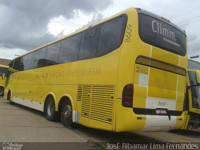 Viação Itapemirim 8609 na cidade de Teresina, Piauí, Brasil, por José Ribamar Lima Fernandes. ID da foto: 4898868.