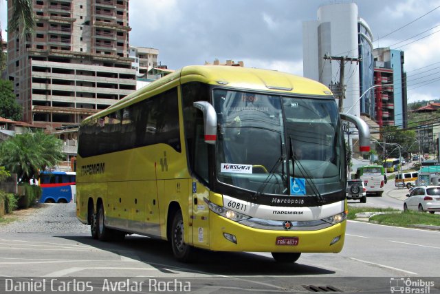 Viação Itapemirim 60811 na cidade de Cachoeiro de Itapemirim, Espírito Santo, Brasil, por Daniel Carlos  Avelar Rocha. Número da foto: #4902228.