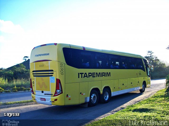 Viação Itapemirim 60659 na cidade de Juiz de Fora, Minas Gerais, Brasil, por Luiz Krolman. ID da foto: 4902469.