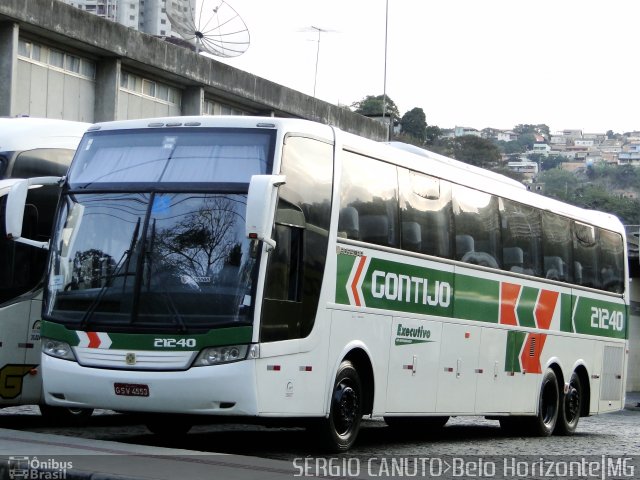 Empresa Gontijo de Transportes 21240 na cidade de Belo Horizonte, Minas Gerais, Brasil, por Sérgio Augusto Braga Canuto. ID da foto: 4901463.