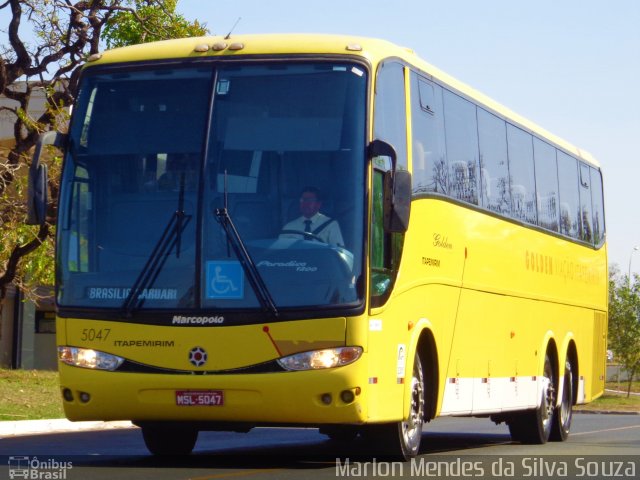 Viação Itapemirim 5047 na cidade de Brasília, Distrito Federal, Brasil, por Marlon Mendes da Silva Souza. Número da foto: #4900477.
