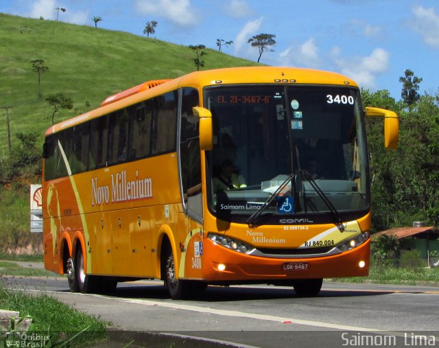 Novo Millenium Turismo 3400 na cidade de Viana, Espírito Santo, Brasil, por Saimom  Lima. Número da foto: #4902742.