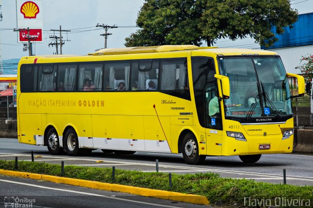 Viação Itapemirim 48111 na cidade de Resende, Rio de Janeiro, Brasil, por Flávio Oliveira. Número da foto: #4904522.