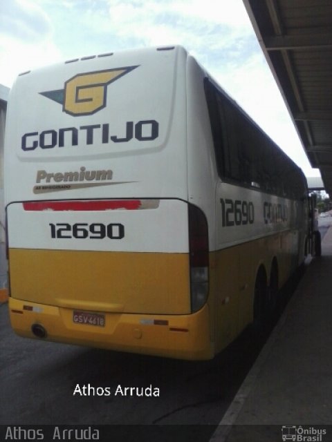 Empresa Gontijo de Transportes 12690 na cidade de Belo Horizonte, Minas Gerais, Brasil, por Athos Arruda. Número da foto: #4903016.