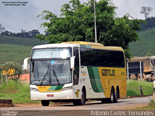 Empresa Gontijo de Transportes 11770 na cidade de João Monlevade, Minas Gerais, Brasil, por Antonio Carlos Fernandes. Número da foto: #4903965.