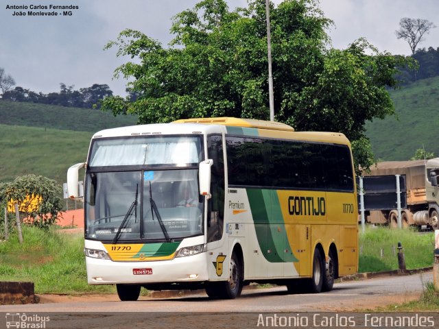 Empresa Gontijo de Transportes 11770 na cidade de João Monlevade, Minas Gerais, Brasil, por Antonio Carlos Fernandes. ID da foto: 4903965.