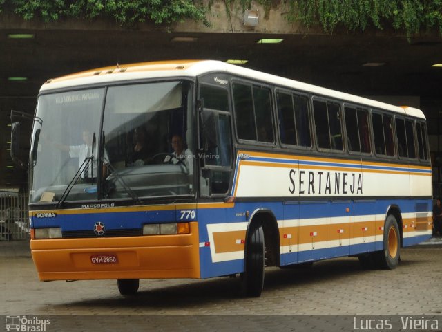 Viação Sertaneja 770 na cidade de Belo Horizonte, Minas Gerais, Brasil, por Lucas Vieira. Número da foto: #4904722.