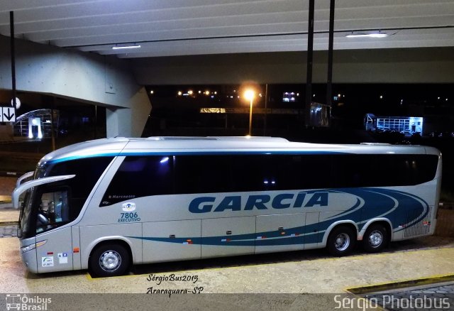 Viação Garcia 7806 na cidade de Araraquara, São Paulo, Brasil, por Sérgio de Sousa Elias. Número da foto: #4904459.