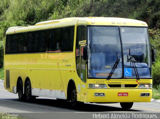 Viação Itapemirim 45225 na cidade de Muriaé, Minas Gerais, Brasil, por Hebert Almeida Rodrigues . Número da foto: #4904667.