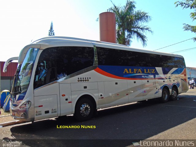 Alfa Luz Viação Transportes 4021 na cidade de Romaria, Minas Gerais, Brasil, por Leonardo J. Nunes. Número da foto: #4903531.