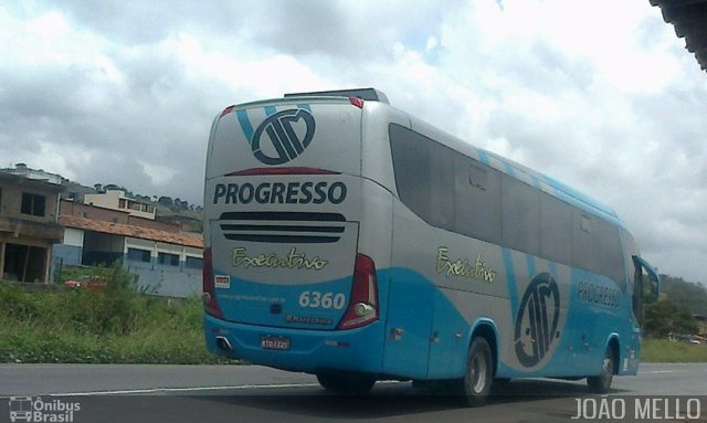 Auto Viação Progresso 6360 na cidade de Vitória de Santo Antão, Pernambuco, Brasil, por Matheus  Nascimento. ID da foto: 4905617.