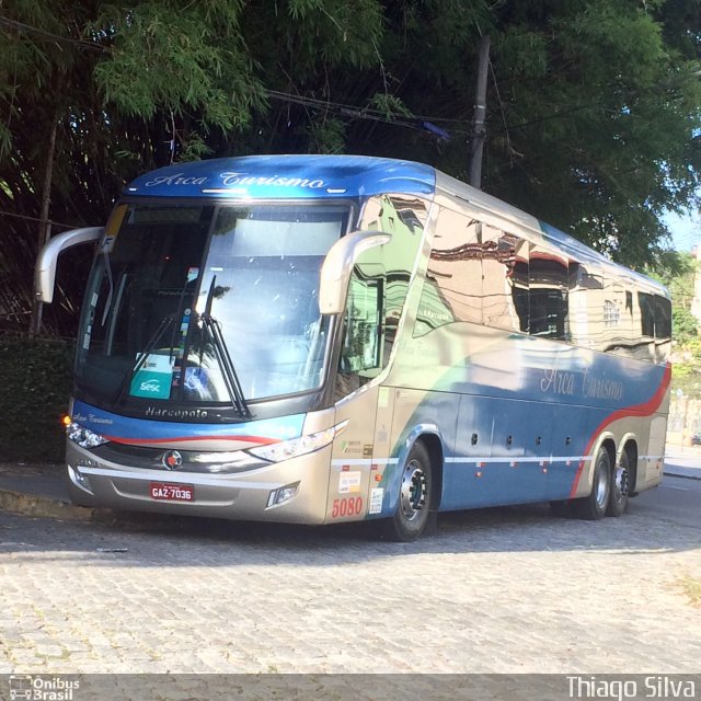 Arca Turismo 5080 na cidade de Nova Friburgo, Rio de Janeiro, Brasil, por Thiago Silva. Número da foto: #4905873.