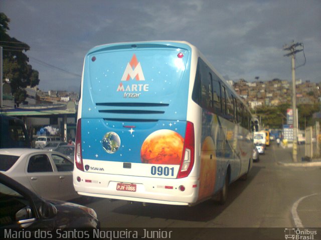 Marte Transportes 0901 na cidade de Salvador, Bahia, Brasil, por Mario dos Santos Nogueira Junior. Número da foto: #4906185.