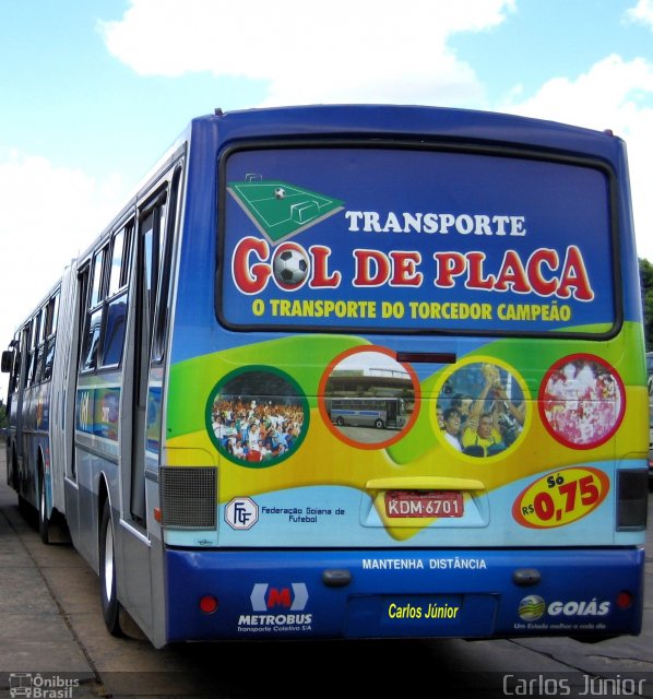Metrobus 061 na cidade de Goiânia, Goiás, Brasil, por Carlos Júnior. Número da foto: #4909426.