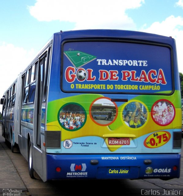 Metrobus 061 na cidade de Goiânia, Goiás, Brasil, por Carlos Júnior. ID da foto: 4909426.