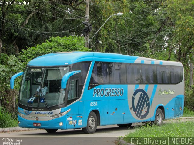 Auto Viação Progresso 6550 na cidade de Recife, Pernambuco, Brasil, por Eric Oliveira. ID da foto: 4907995.