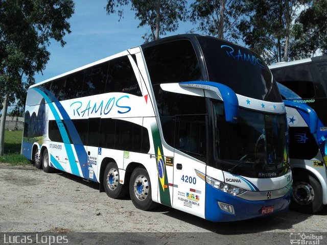 Ramos Turismo 4200 na cidade de Aparecida, São Paulo, Brasil, por Lucas Lopes. ID da foto: 4909088.