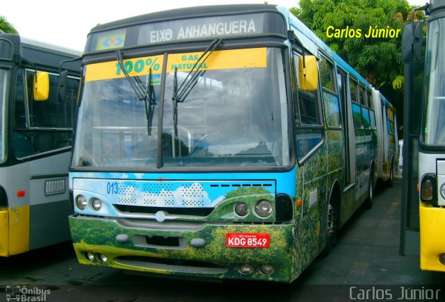 Metrobus 013 na cidade de Goiânia, Goiás, Brasil, por Carlos Júnior. ID da foto: 4909419.