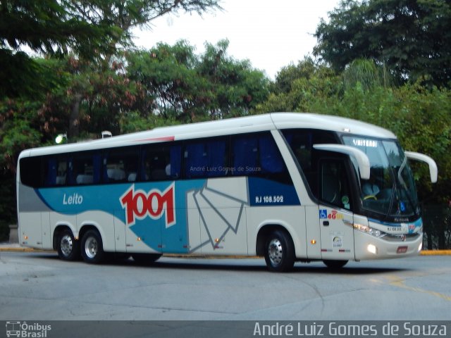 Auto Viação 1001 RJ 108.502 na cidade de São Paulo, São Paulo, Brasil, por André Luiz Gomes de Souza. ID da foto: 4909973.