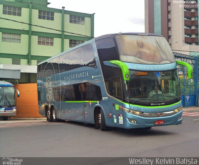 Viação Garcia 16164 na cidade de Sorocaba, São Paulo, Brasil, por Weslley Kelvin Batista. ID da foto: 4908386.