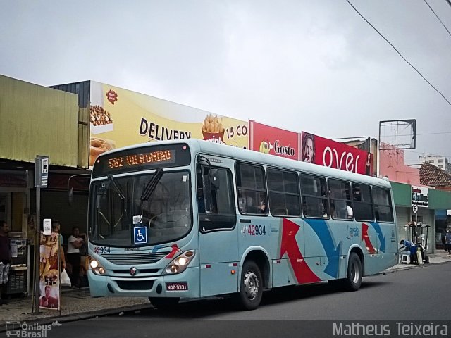 Auto Viação Dragão do Mar 42934 na cidade de Fortaleza, Ceará, Brasil, por Matheus Lima Teixeira. Número da foto: #4909630.