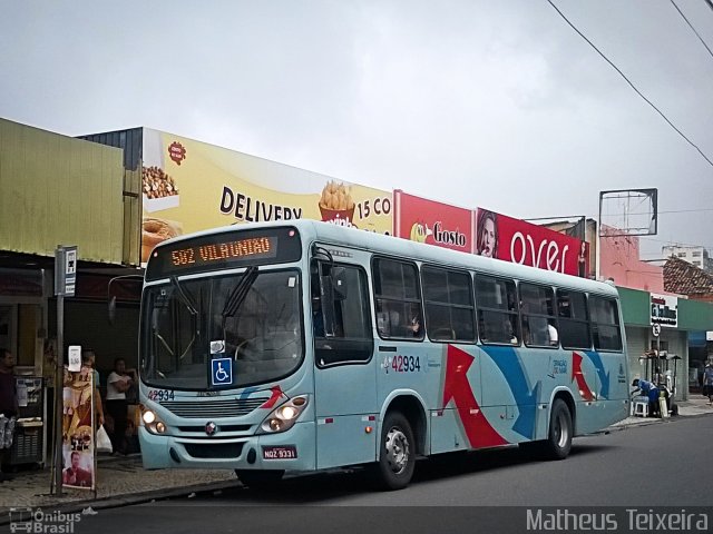 Auto Viação Dragão do Mar 42934 na cidade de Fortaleza, Ceará, Brasil, por Matheus Lima Teixeira. ID da foto: 4909630.