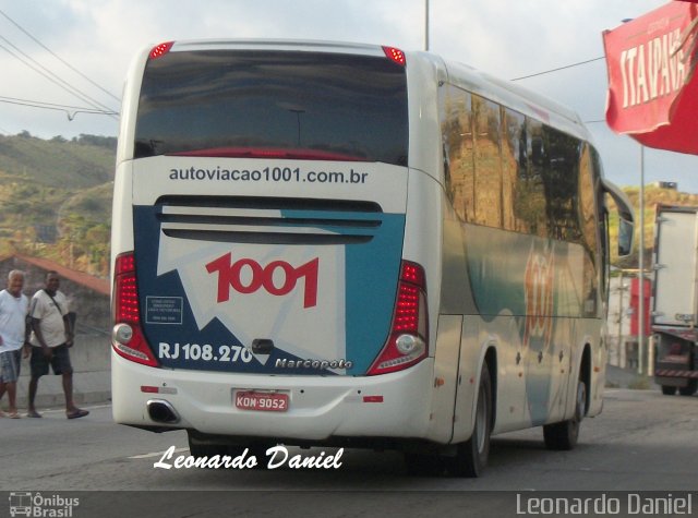 Auto Viação 1001 RJ 108.270 na cidade de São Pedro da Aldeia, Rio de Janeiro, Brasil, por Leonardo Daniel. ID da foto: 4908661.