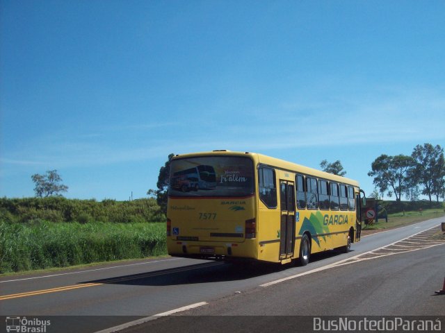 Viação Garcia 7577 na cidade de Apucarana, Paraná, Brasil, por Josino Vieira. Número da foto: #4910076.