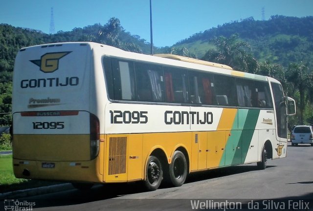 Empresa Gontijo de Transportes 12095 na cidade de Viana, Espírito Santo, Brasil, por Wellington  da Silva Felix. ID da foto: 4911749.