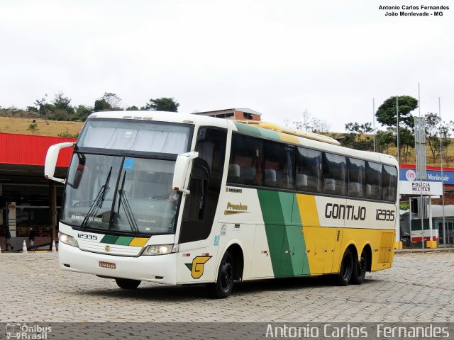 Empresa Gontijo de Transportes 12335 na cidade de João Monlevade, Minas Gerais, Brasil, por Antonio Carlos Fernandes. Número da foto: #4910849.