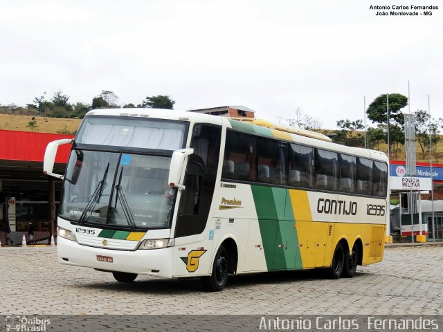 Empresa Gontijo de Transportes 12335 na cidade de João Monlevade, Minas Gerais, Brasil, por Antonio Carlos Fernandes. ID da foto: 4910849.