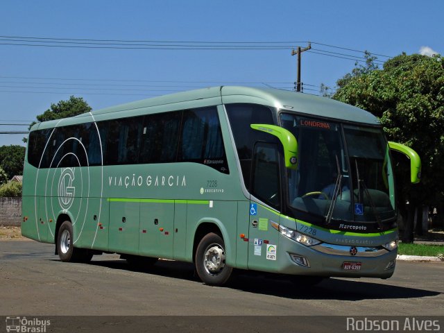 Viação Garcia 7228 na cidade de Paranavaí, Paraná, Brasil, por Robson Alves. Número da foto: #4911342.