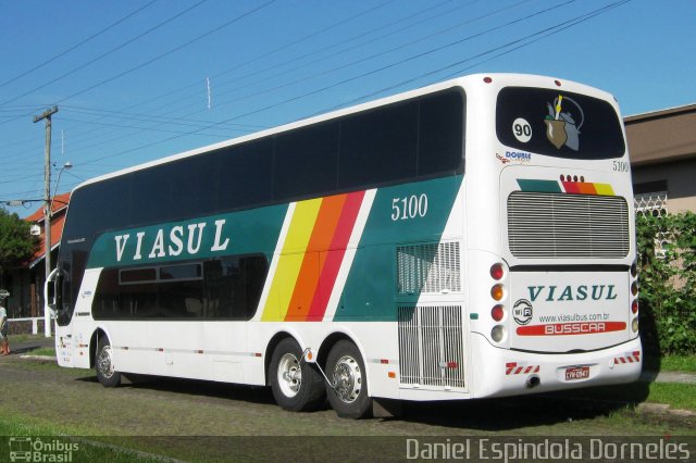 Viasul - Auto Viação Venâncio Aires 5100 na cidade de Tramandaí, Rio Grande do Sul, Brasil, por Daniel Espindola Dorneles. ID da foto: 4911620.