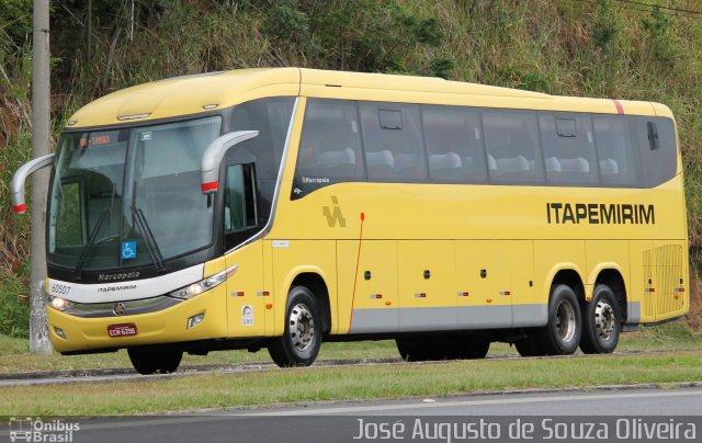 Viação Itapemirim 60507 na cidade de Paracambi, Rio de Janeiro, Brasil, por José Augusto de Souza Oliveira. Número da foto: #4914101.