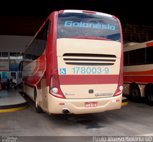 Auto Viação Goianésia 178003-9 na cidade de Goiânia, Goiás, Brasil, por Afonso de Sousa. Número da foto: #4912424.