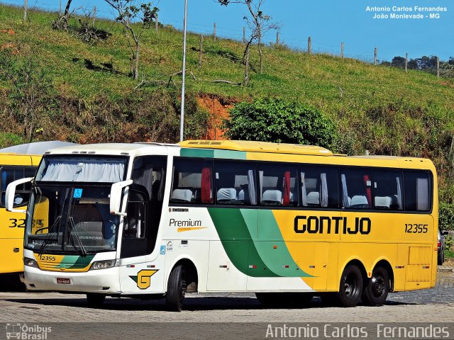 Empresa Gontijo de Transportes 12355 na cidade de João Monlevade, Minas Gerais, Brasil, por Antonio Carlos Fernandes. Número da foto: #4915416.