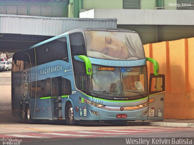 Viação Garcia 16164 na cidade de Sorocaba, São Paulo, Brasil, por Weslley Kelvin Batista. ID da foto: 4915267.