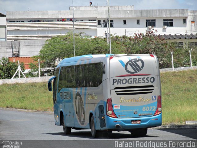 Auto Viação Progresso 6072 na cidade de Aracaju, Sergipe, Brasil, por Rafael Rodrigues Forencio. ID da foto: 4914912.