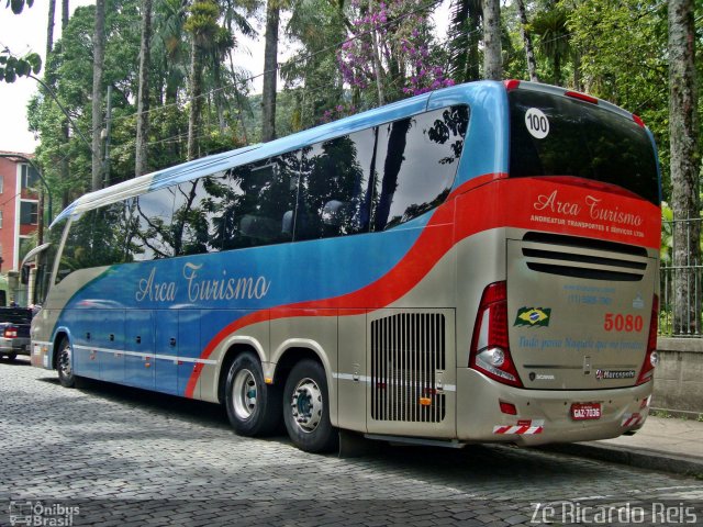 Arca Turismo 5080 na cidade de Petrópolis, Rio de Janeiro, Brasil, por Zé Ricardo Reis. ID da foto: 4915731.