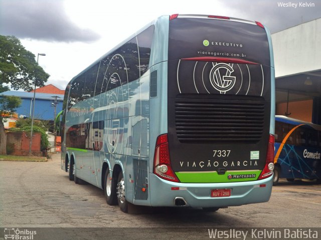 Viação Garcia 7337 na cidade de Sorocaba, São Paulo, Brasil, por Weslley Kelvin Batista. Número da foto: #4917816.