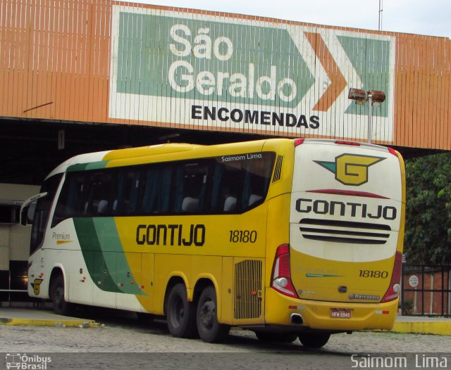 Empresa Gontijo de Transportes 18180 na cidade de Viana, Espírito Santo, Brasil, por Saimom  Lima. Número da foto: #4918194.