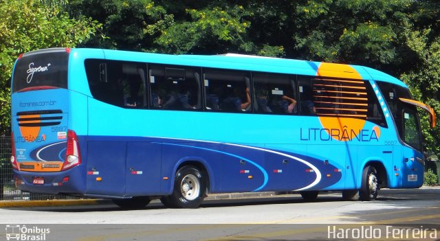 Litorânea Transportes Coletivos 5687 na cidade de São Paulo, São Paulo, Brasil, por Haroldo Ferreira. Número da foto: #4918331.
